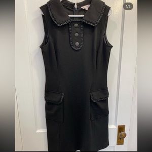 Little black ruffle accent dress. Size 12